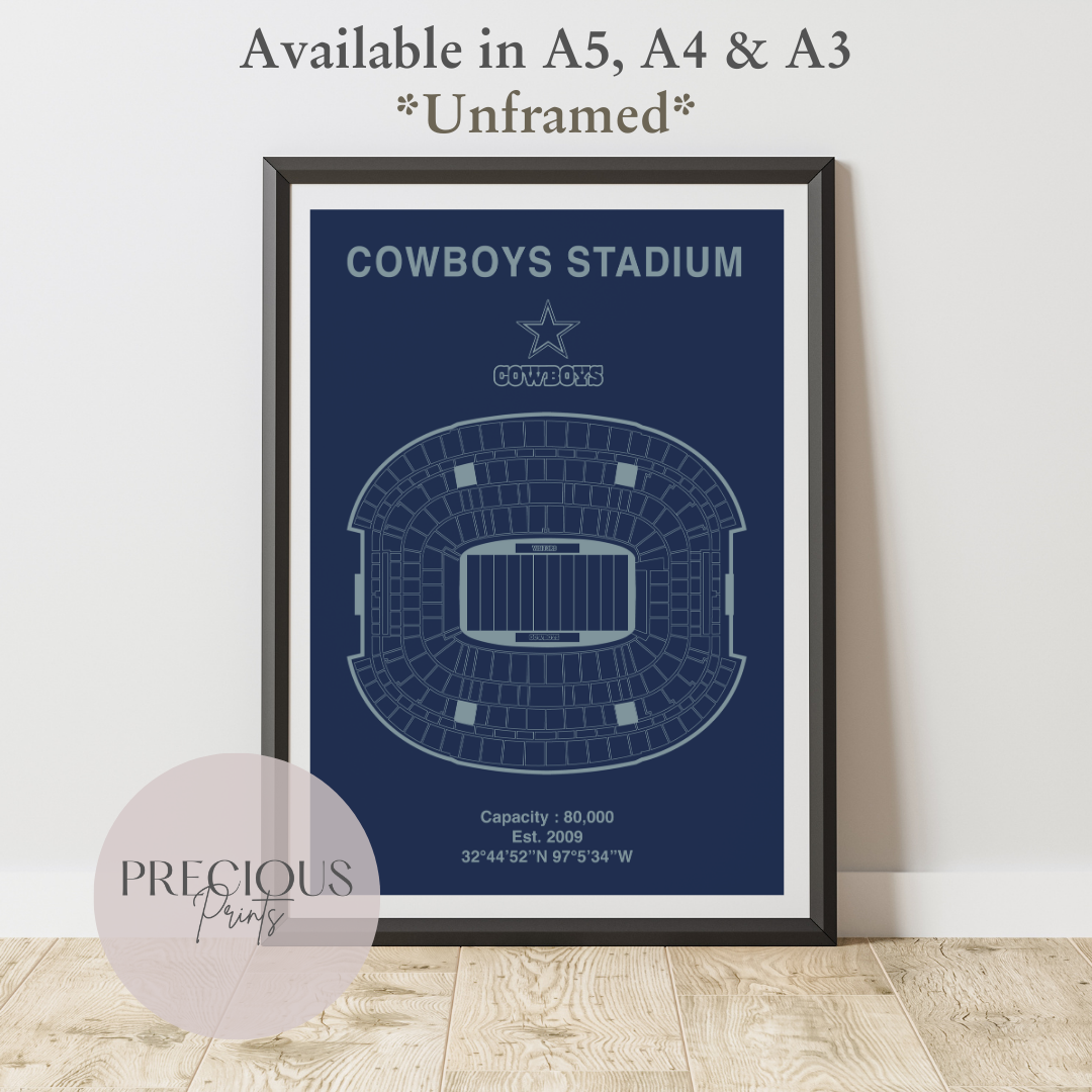 Dallas Cowboys Stadium Poster