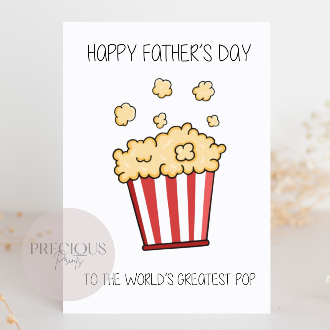 Funny Father's Day Card / Daddy's Day Card / Cute Father's Day Card