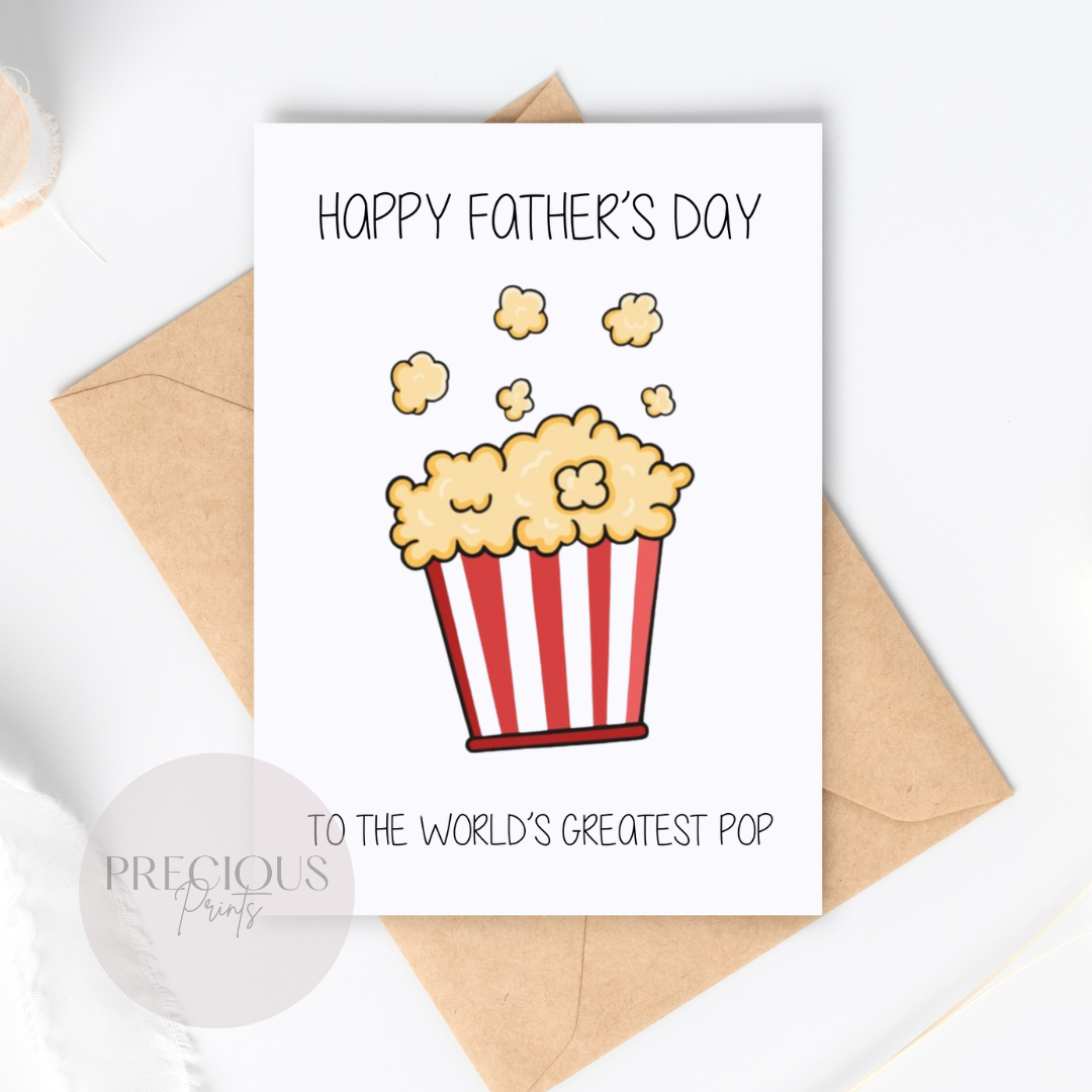 Funny Father's Day Card / Daddy's Day Card / Cute Father's Day Card