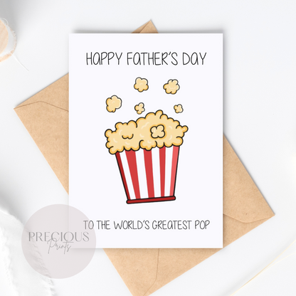 Funny Father's Day Card / Daddy's Day Card / Cute Father's Day Card