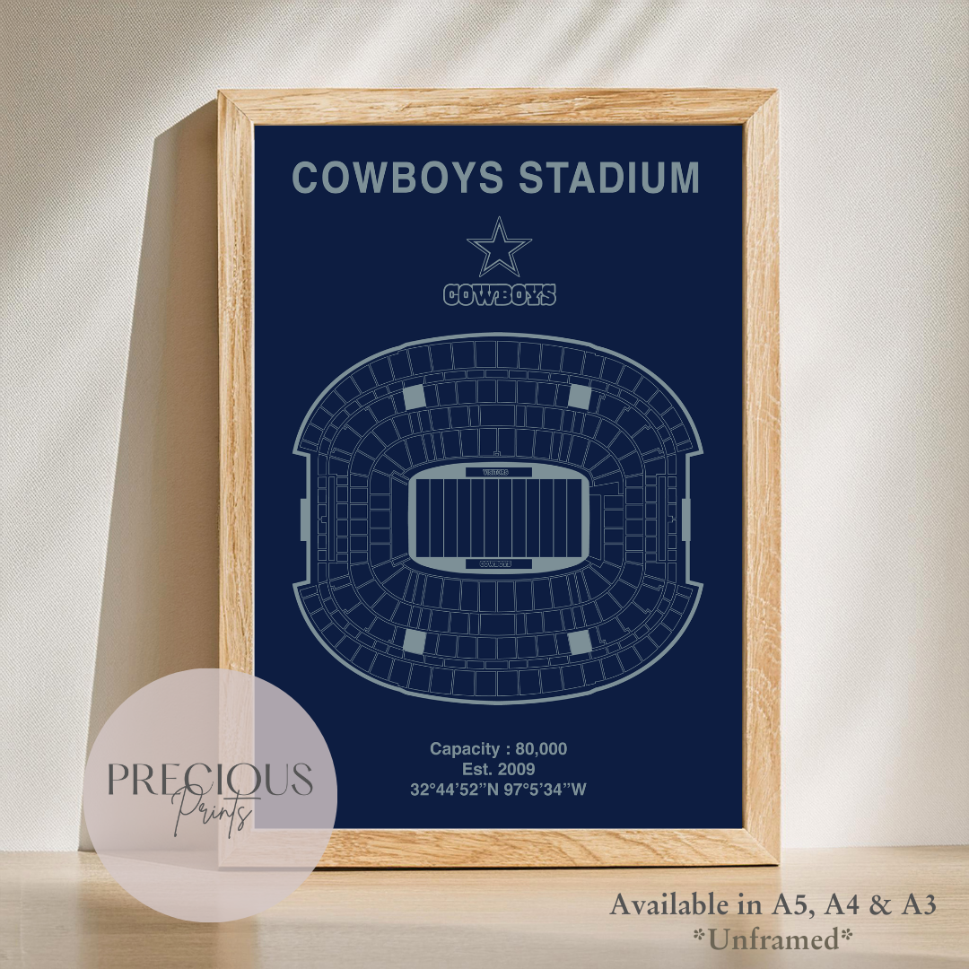 Dallas Cowboys Stadium Poster