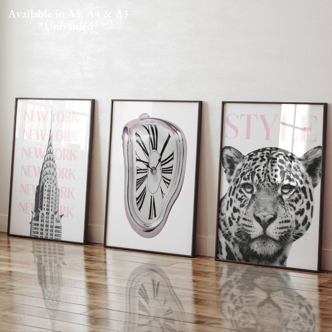 Set of 3 Leopard Prints