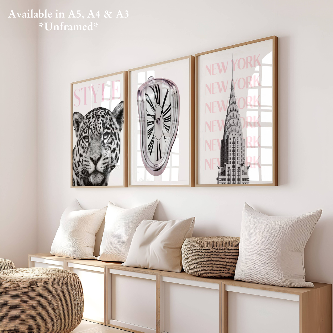 Set of 3 Leopard Prints