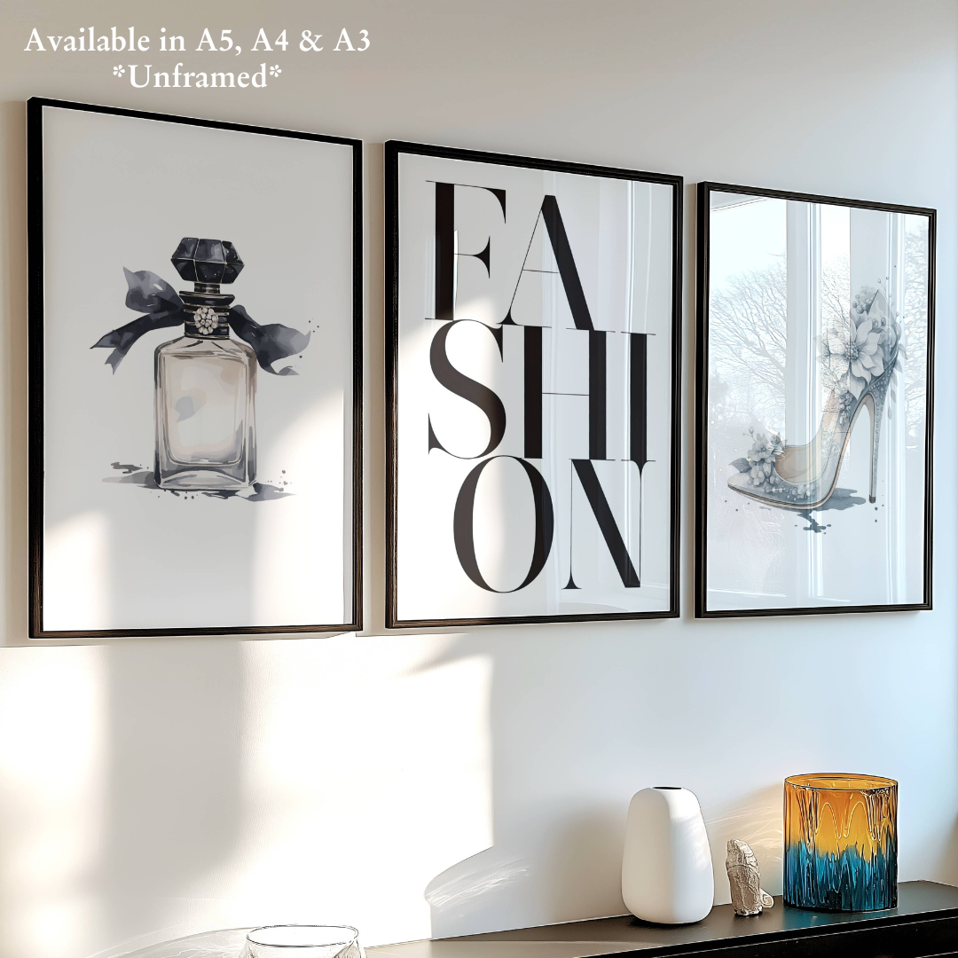 Set of 3 Fashion Prints