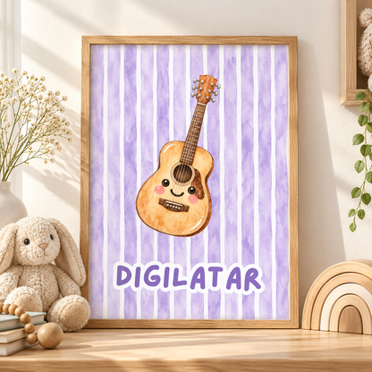 Personalised Toddler Words Print