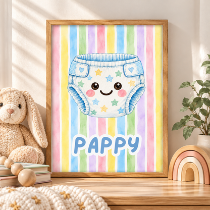 Personalised Toddler Words Print