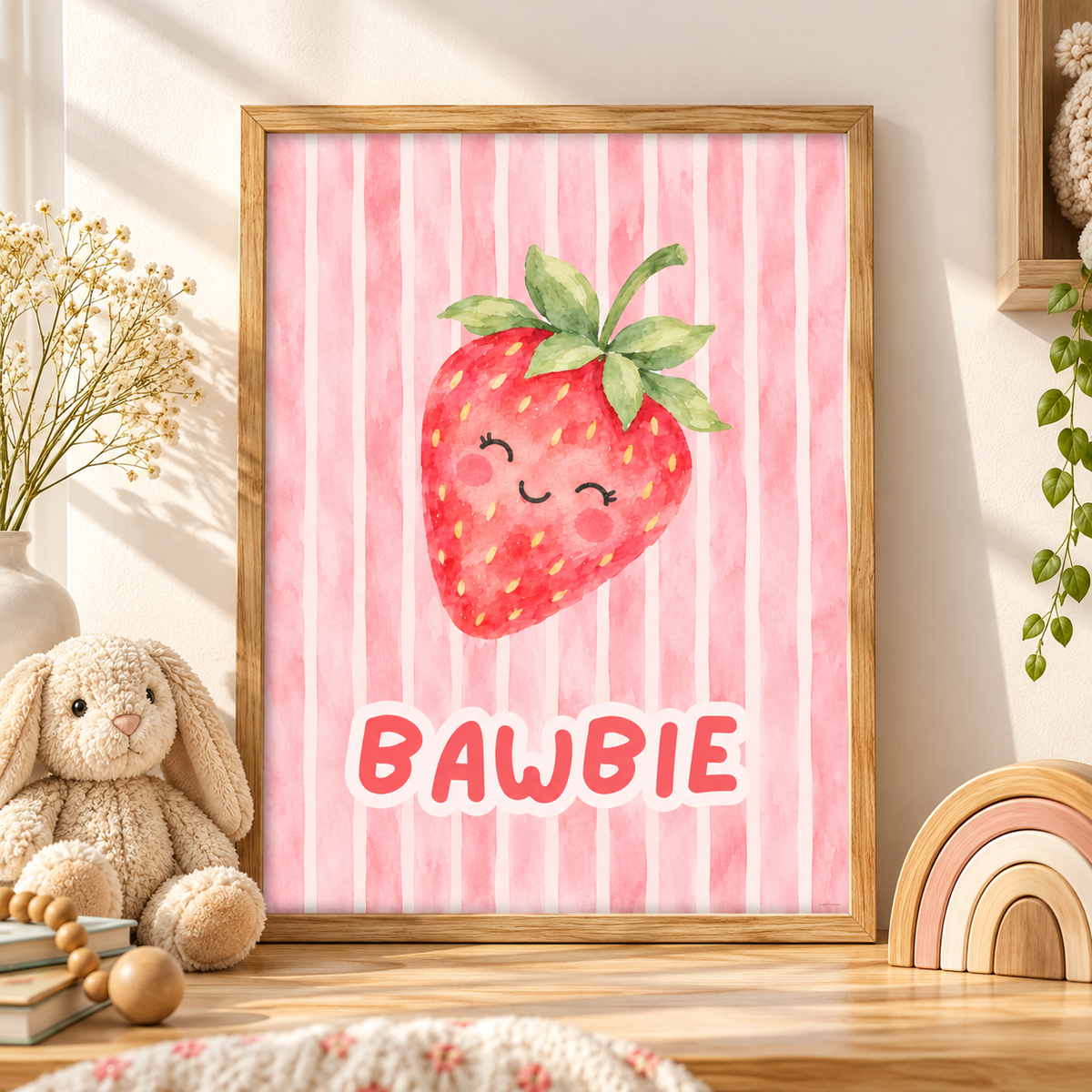 Personalised Toddler Words Print