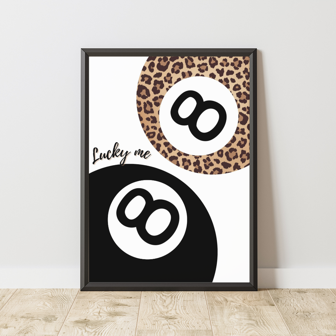 Leopard Print Fashion Wall Art Set | Neutral Glam Bedroom Decor