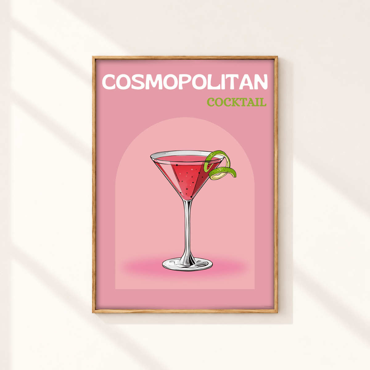 Cosmopolitan Cocktail Print