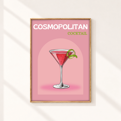 Cosmopolitan Cocktail Print