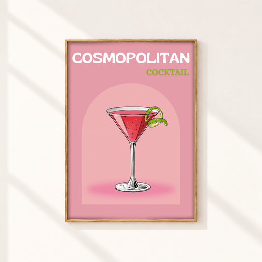 Cosmopolitan Cocktail Print