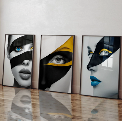 Set of 3 Stylish Fashion Feminine Prints