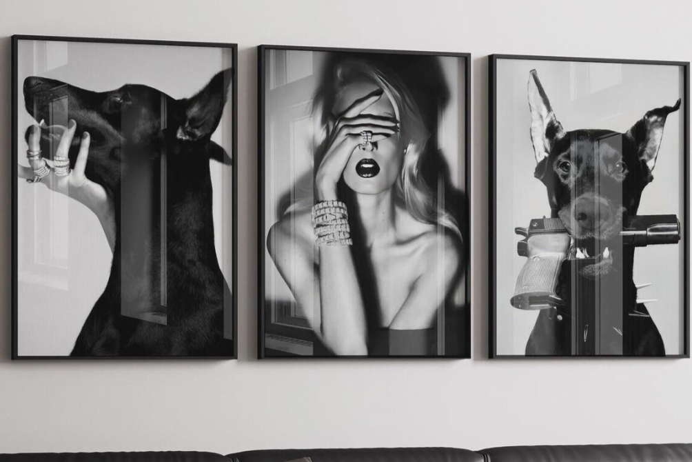 Set of 3 Luxury Fashion Designer Prints