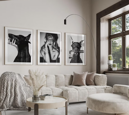 Set of 3 Luxury Fashion Designer Prints