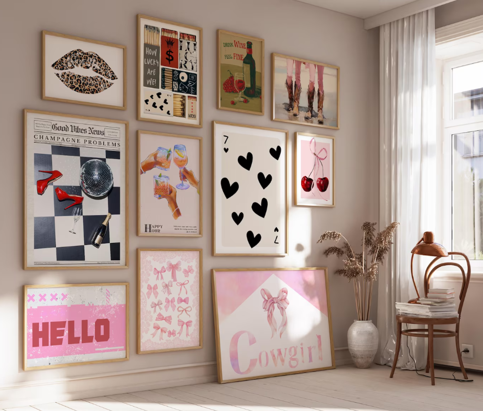 Cute Cat Preppy Print