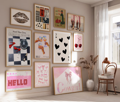 Cute Cat Preppy Print