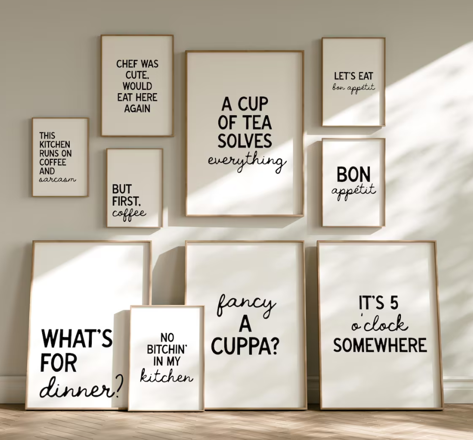 I Cook With Wine Print