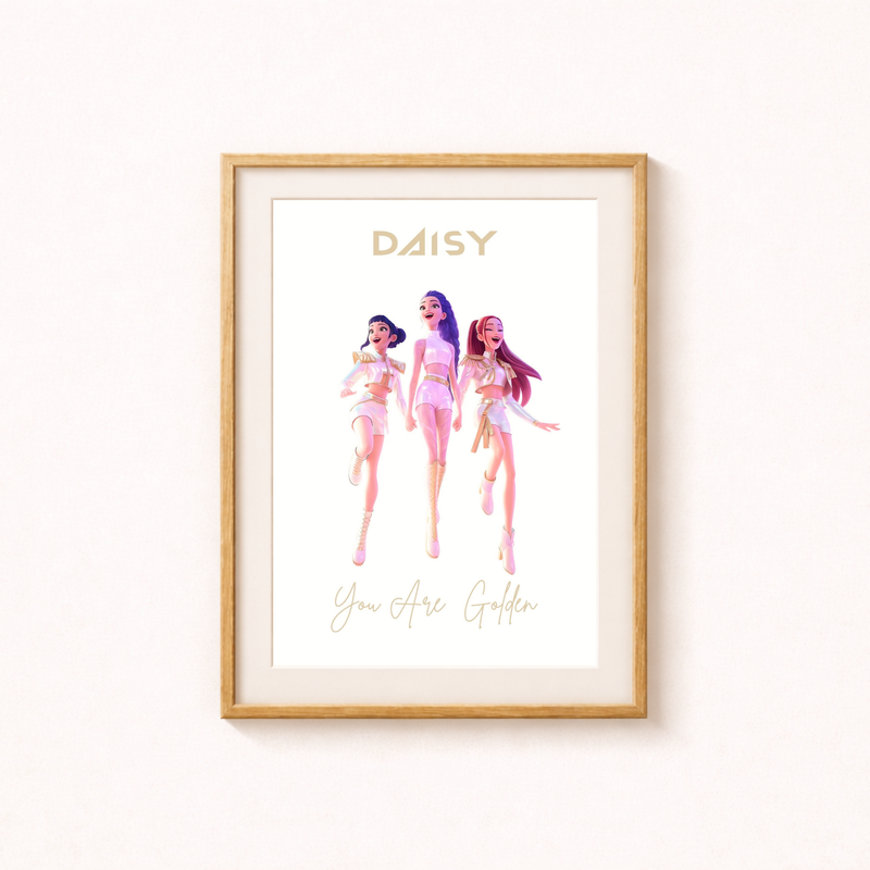 Personalised Kpop Demon Hunter Print