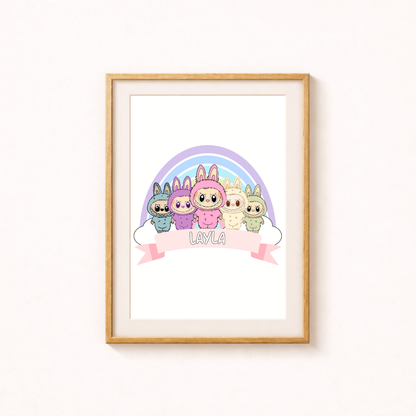 Personalised Labubu Doll Prints