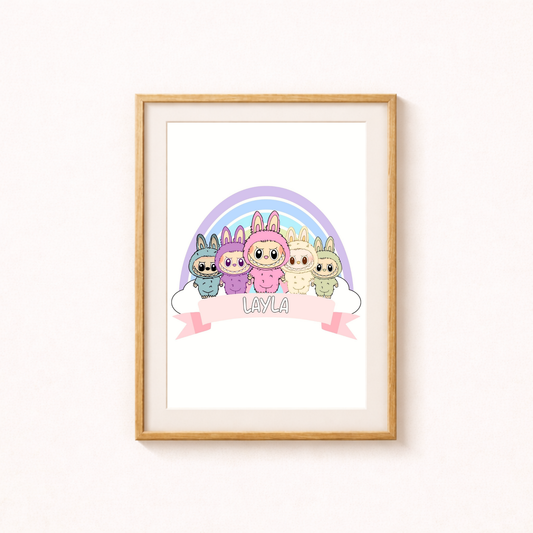 Personalised Labubu Doll Prints