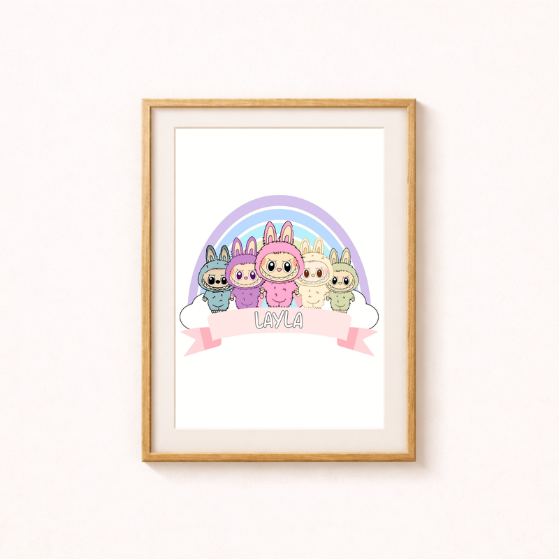 Personalised Labubu Doll Prints
