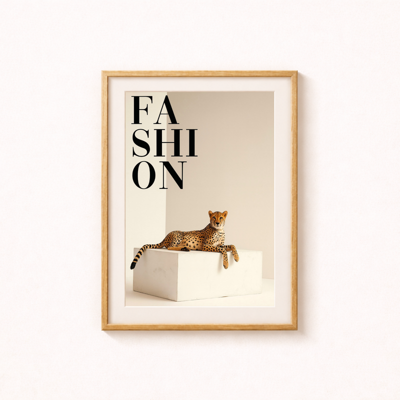 Stylish Cheetah Fashion Print