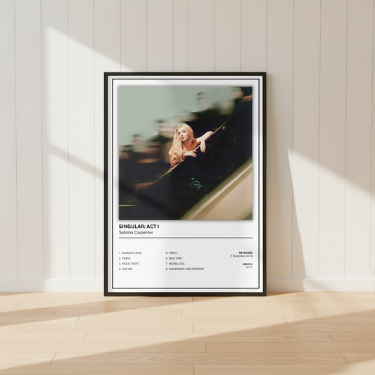Sabrina Carpenter Singular: Act I Album Poster