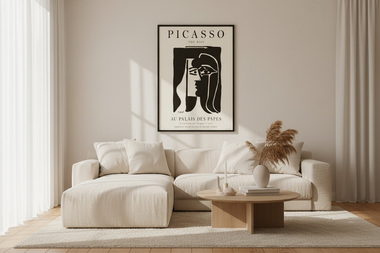 Picasso The Kiss Exhibition Print