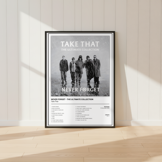 Take That Never Forget Album Poster