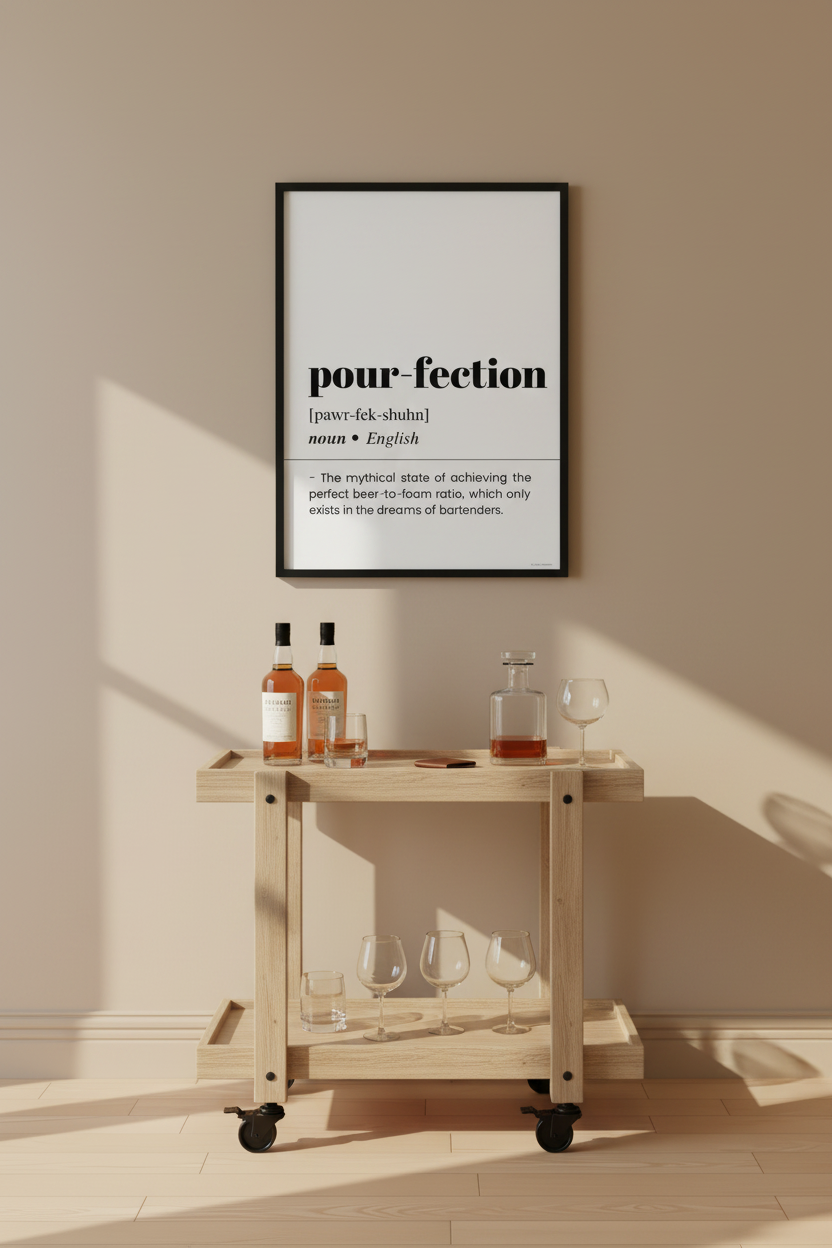Pour-fection Definition Poster