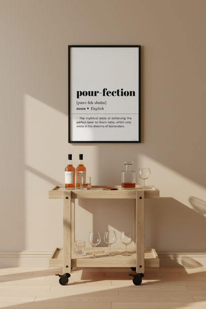 Pour-fection Definition Poster