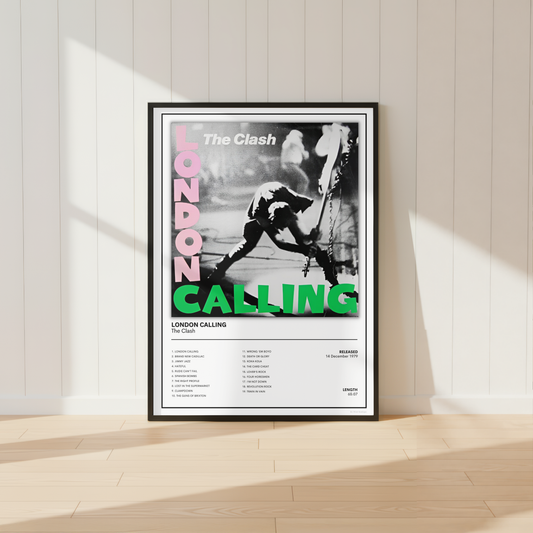 The Clash London Calling Album Print