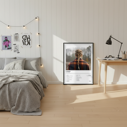 Taylor Swift - Evermore Music Poster