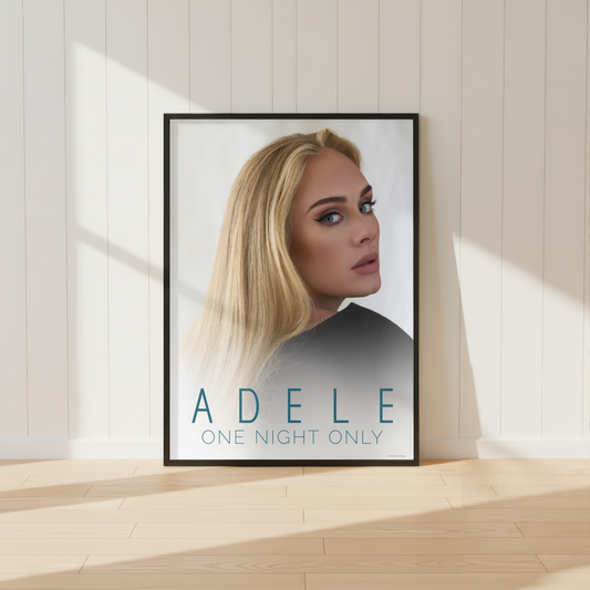 Adele One Night Only Poster Print | Modern Music Wall Art
