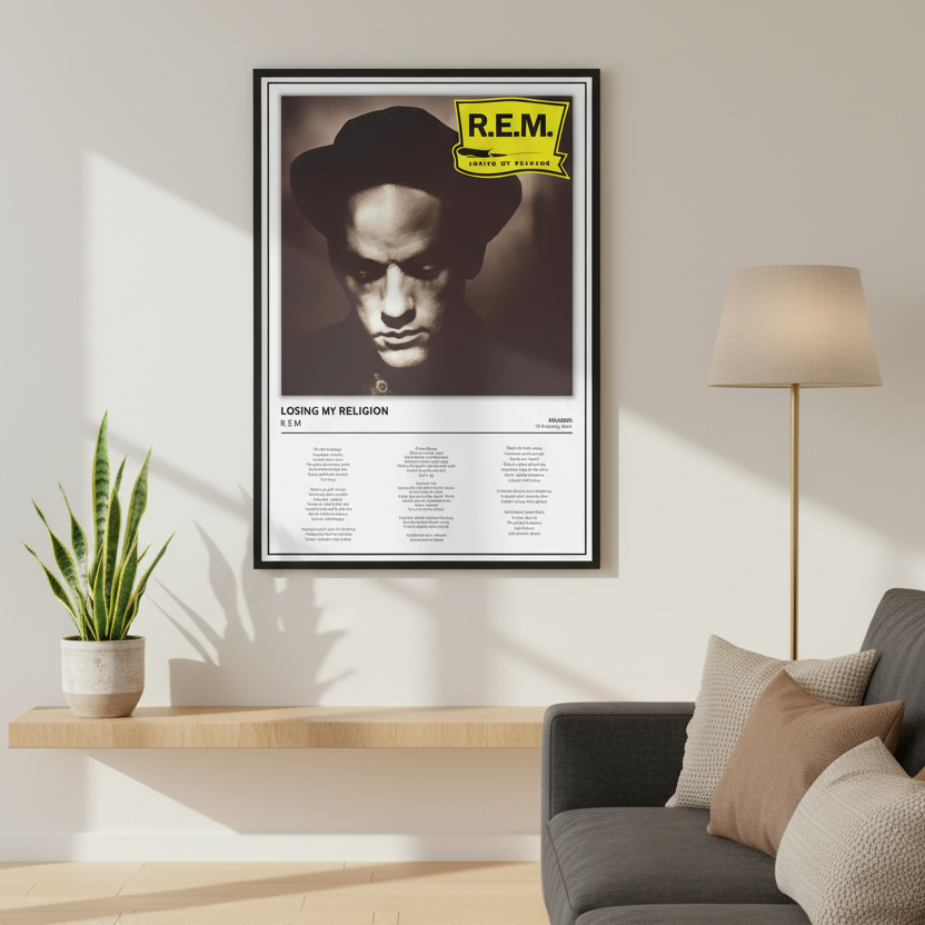 A framed R.E.M