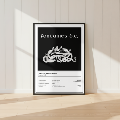Fontaines D.C. Album Cover Print | Indie Music Poster | Irish Band Wall Art