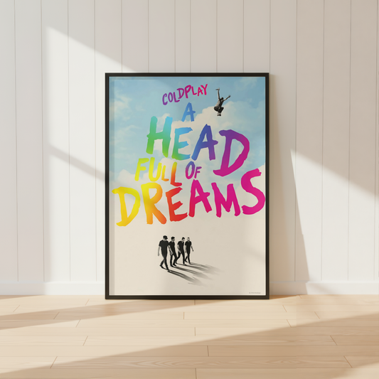 Coldplay A Head Full Of Dreams Inspired Music Wall Art Print