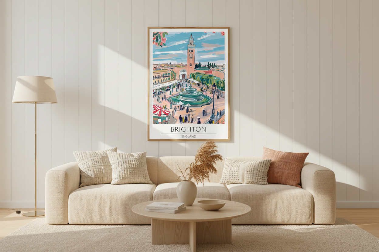 UK, England Brighton Travel Print