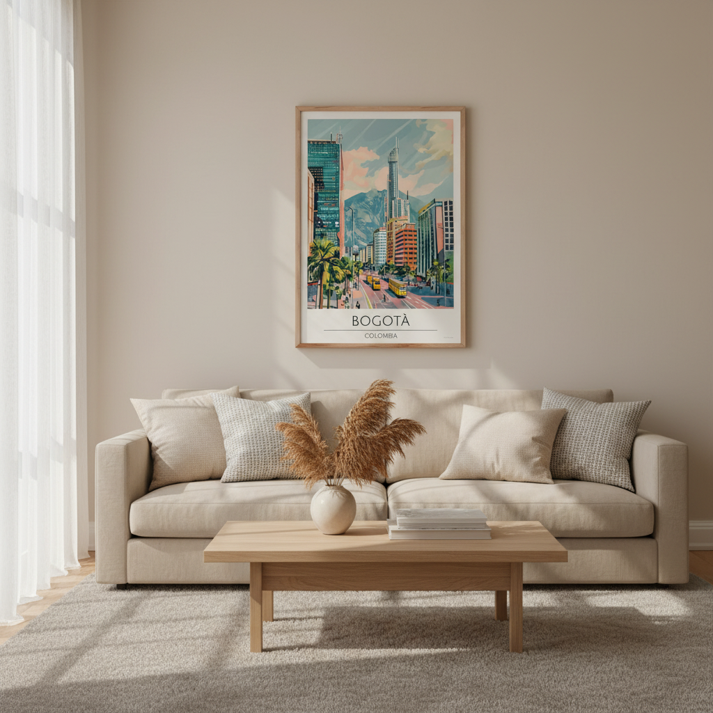 Colombia, Bogota Travel Print