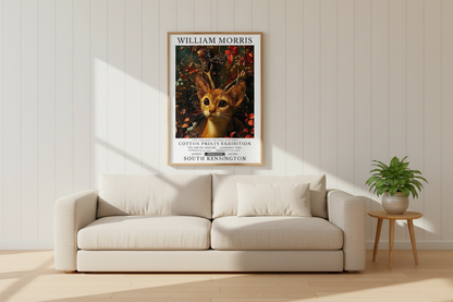 William Morris Cat Poster / Art Exhibition Print
