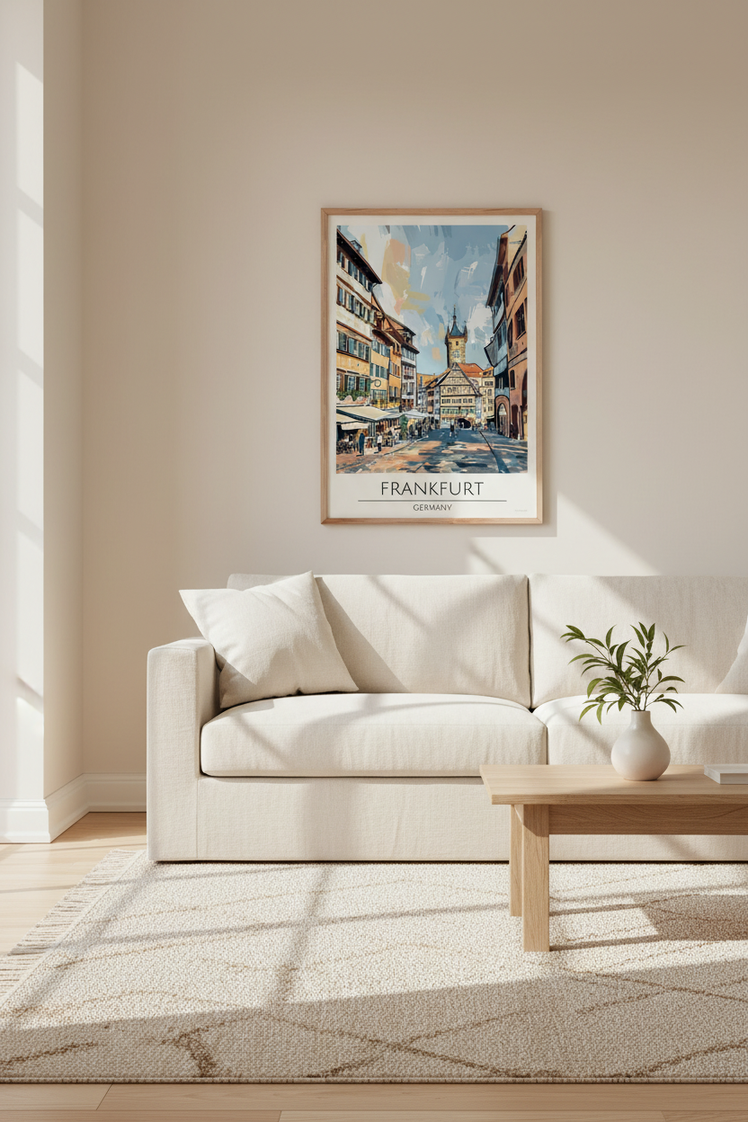 Germany, Frankfurt Travel Print