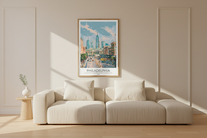 USA, Philadelphia Travel Print