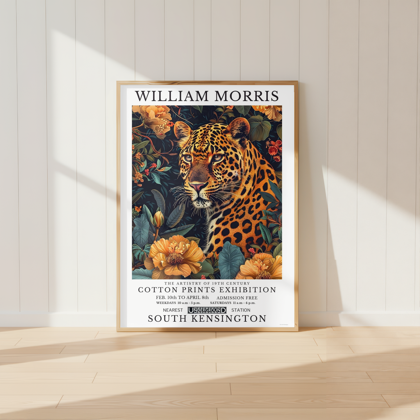 William Morris Leopard Poster / Art Exhibition Print