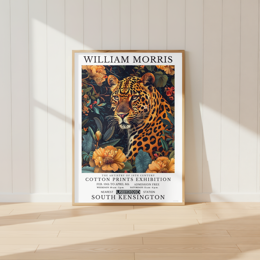 William Morris Leopard Poster / Art Exhibition Print