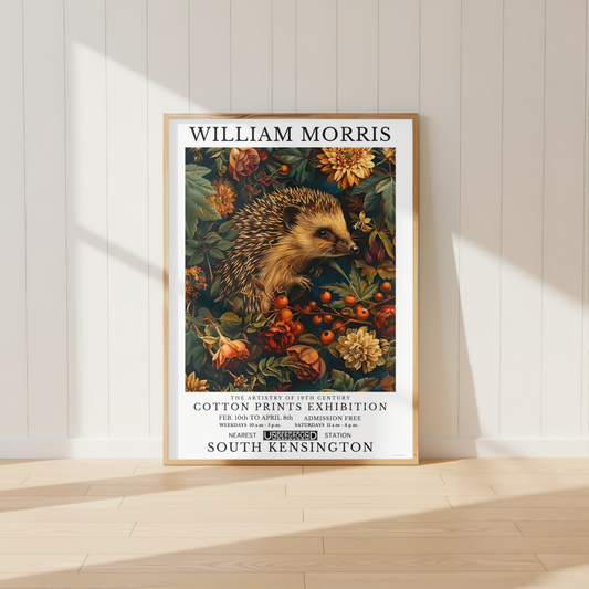 William Morris The Hedgehog Poster / Art Exhibition Print