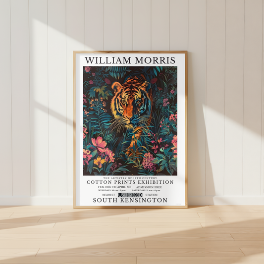 William Morris Tiger Poster / Art Exhibition Print
