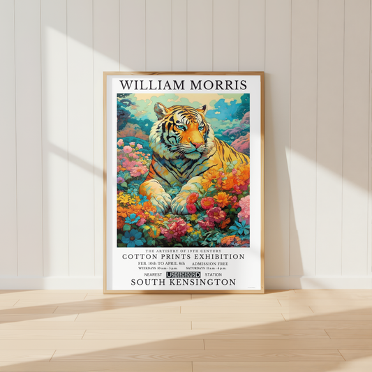 William Morris Tiger Poster / Art Exhibition Print
