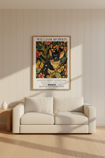 William Morris Possum Poster / Art Exhibition Print