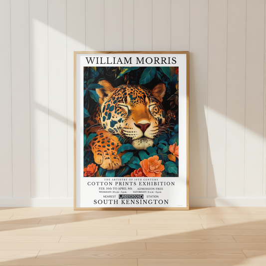William Morris Leopard Poster / Art Exhibition Print