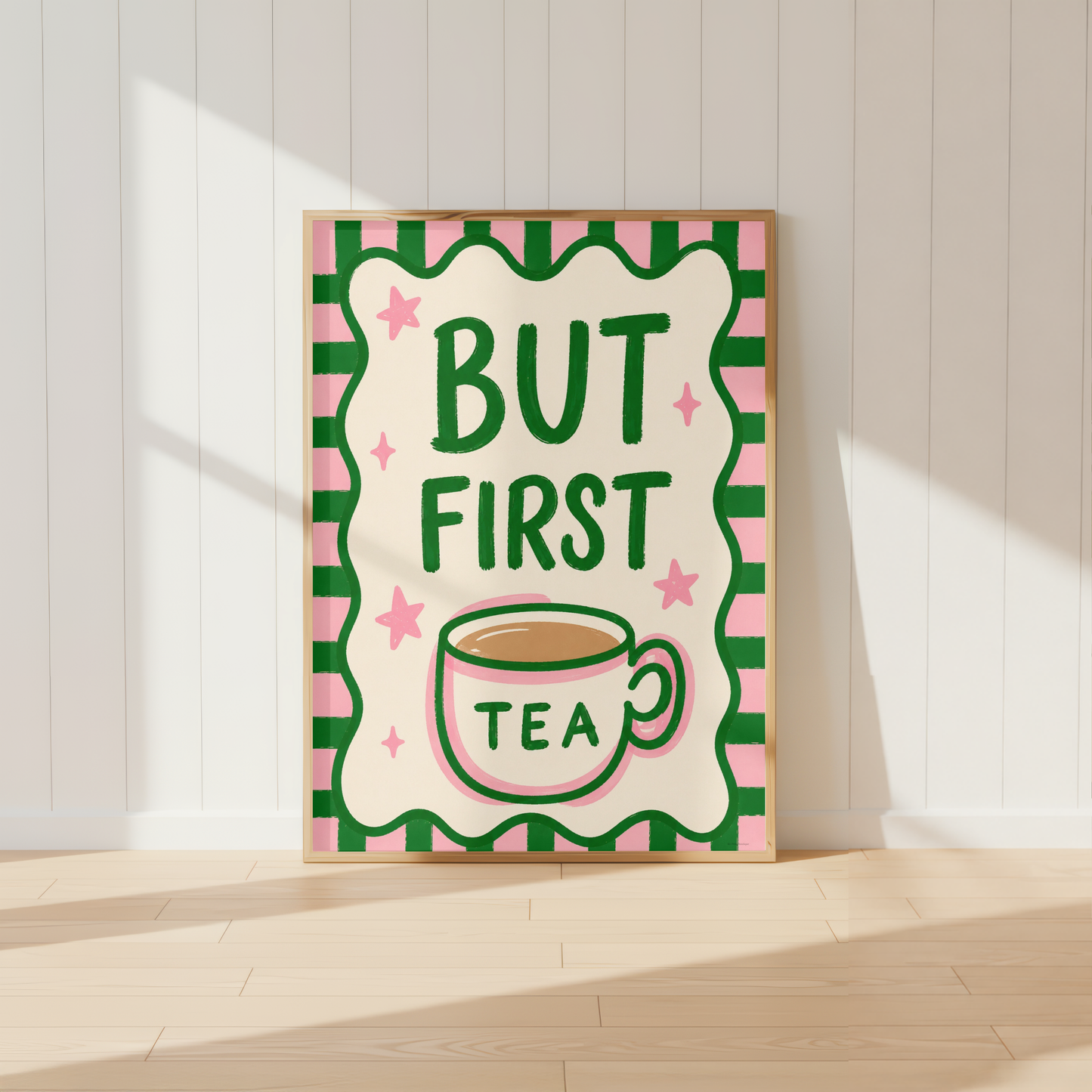 But First Tea Kitchen Print